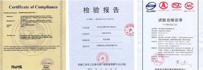 Inspection Certificate